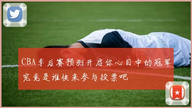CBA季后赛预测开启你心目中的冠军究竟是谁快来参与投票吧